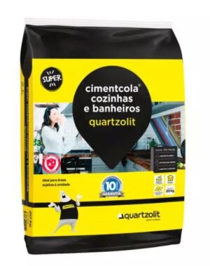 ARGAMASSA COZINHAS E BANHEIROS 20KG QUARTZOLIT