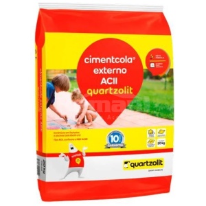 ARGAMASSA EXTERNA ACII 20KG QUARTZOLIT CINZA