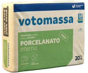 ARGAMASSA PORCELANATO INTERNO CINZA 20KG VOTORAN