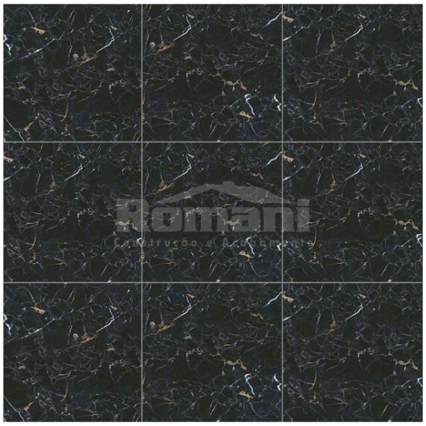 PORCELANATO SAINT BLACK 119X119 GAUDI 2,83MT