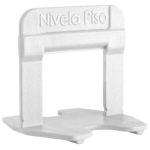 NIVELA PISO FIT BASE 2,0MM BRANCO 100PC MOLDIMPLAS