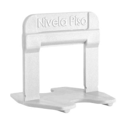 NIVELA PISO FIT BASE 2,0MM BRANCO 100PC MOLDIMPLAS