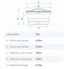 CAIXA D'AGUA 310L POLIETILENO FORTLEV