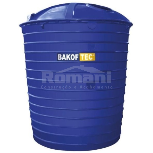 CAIXA D'AGUA 10000L (10.000L) POLIETILENO COM TAMPA BAKOFF