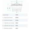 CAIXA D'AGUA 1000L POLIETILENO FORTLEV