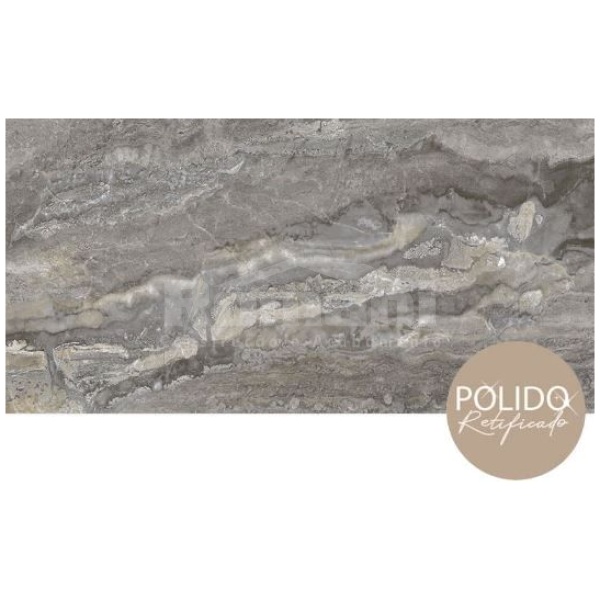 PISO FORMIGRES AGATA GRIS RT POLIDO 60X120 CX 2,16*