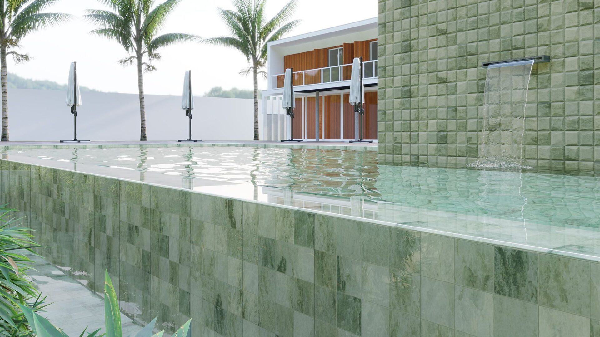 PORCELANATO PISCINA GRAN. RETIF. PETRA BALI 72X72 VIA ROSA (1,55)