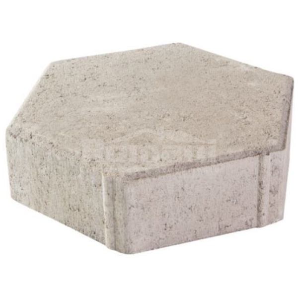 PISO PAVER LISO SEXTAVADO 25X25X6CM UNIDADE (0,05M2)