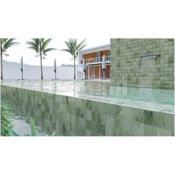 PORCELANATO PISCINA GRAN. RETIF. PETRA BALI 72X72 VIA ROSA (1,55)