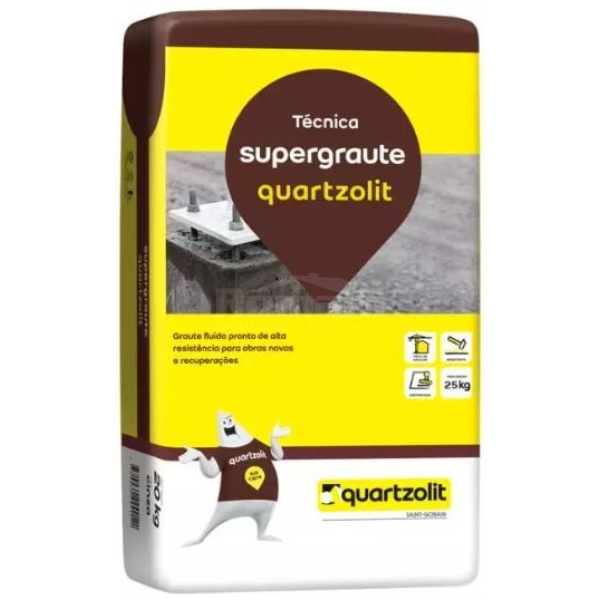 ARGAMASSA QUARTZOLIT TECNICA SUPERGRAUTE SC 25KG