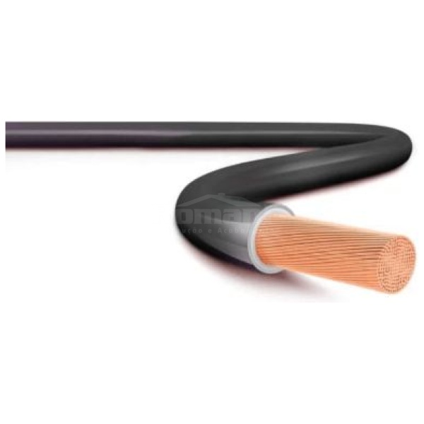 CABO FLEXIVEL 750V COBREFORT CARRETEL 10,0MM PRETO METRO