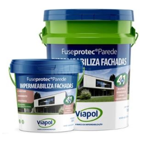 FUSEPROTEC PAREDE IMPERMEABILIZANTE FACHADAS 3,6 L/5KG VIAPOL