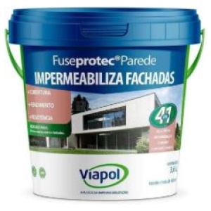 FUSEPROTEC PAREDE IMPERMEABILIZANTE FACHADAS 3,6 L/5KG VIAPOL