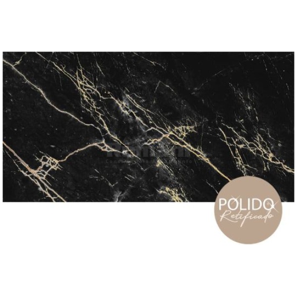 PISO GRAN LIEGE OURO NEGRO 60X120 POLIDO FORMIGRES (2,16)