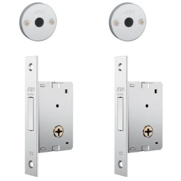 FECHADURA AUXILIAR TETRA 1001 (PAR) INOX STAM 10811