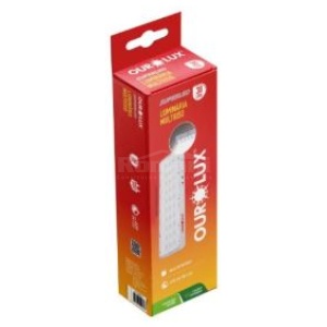 LUMINARIA EMERGENCIA MULT 30 LED OUROLUX SUPERLED 01986A