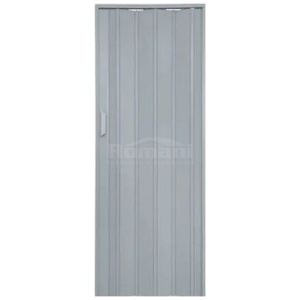 PORTA SANFONADA PREMIUM 84CM 2,10M CINZA BARIRI