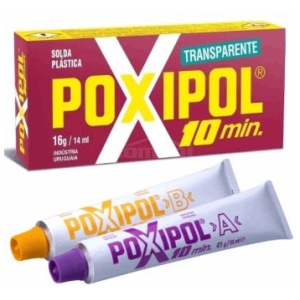 ADESIVO EPOXI LIQ. 10MIN TRANSP 16G/14ML - POXIPOL