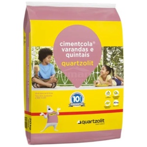 ARGAMASSA ACII VARANDAS E QUINTAIS 20KG QUARTZOLIT