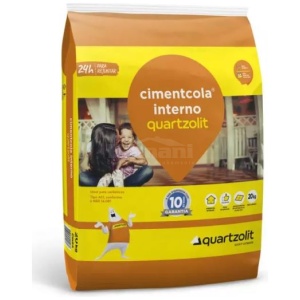 ARGAMASSA INTERNA ACI 20KG QUARTZOLIT CINZA#
