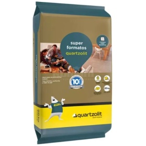 ARGAMASSA SUPER FORMATOS BRANCA 20KG QUARTZOLIT