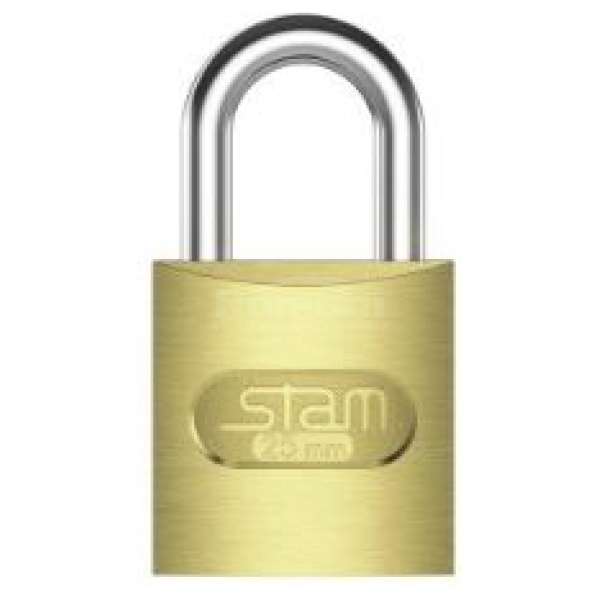 CADEADO 25 MM - ZAMAC ( E-COAT ) STAM 00101
