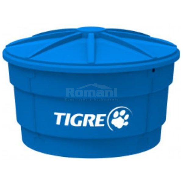 CAIXA D'AGUA C/TAMPA 1000L TIGRE