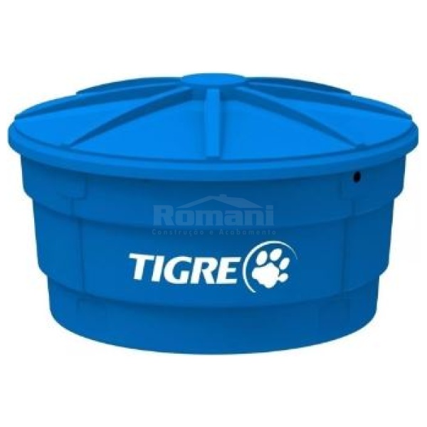 CAIXA D'AGUA C/TAMPA 500L TIGRE