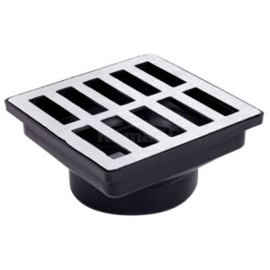 CAIXA COLETORA COM GRELHA DE ALUMINIO 15X15 BREC