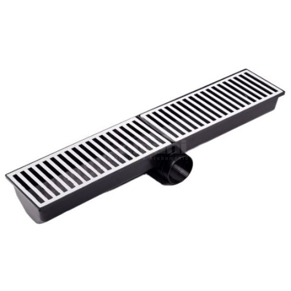 CAIXA COLETORA COM GRELHA DE ALUMINIO 20X100 BREC