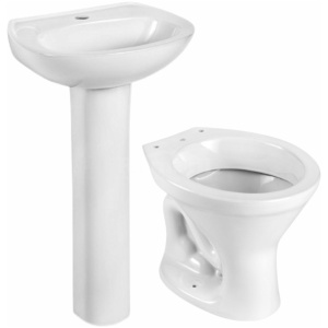 KIT SANITARIO BRANCO 3 PEÇAS SABARA ICASA (IP3500/IC300/IL3200)