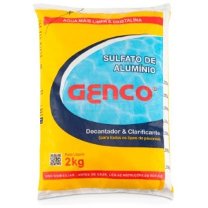 CLARIFICANTE SULFATO DE ALUMINIO 2KG GENCO