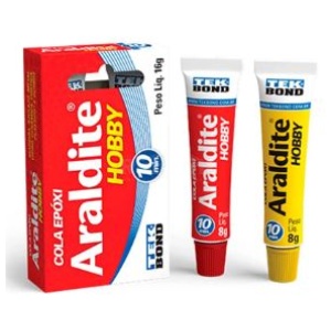 COLA ARALDITE TRANSP. HOBBY 16G 10M TEKBOND