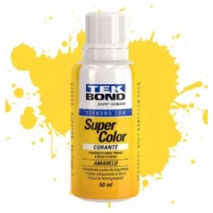 CORANTE LIQUIDO SUPER COLOR 50ML AMARELO TEKBOND