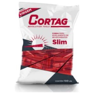 CUNHA SLIM NIVELADOR DE PISOS C/100 CORTAG 61538