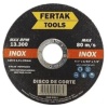 DISCO CORTE INOX 115MM 4.1/2 1.2 22MM FERTAK 2821