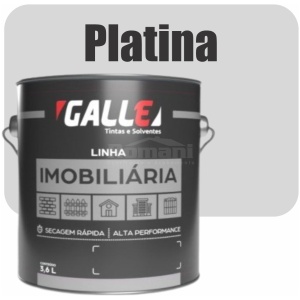 ESMALTE SINTETICO SECAGEM RAPIDA BRILHANTE 3,6L PLATINA GALLE