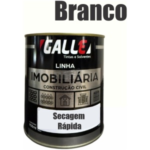 ESMALTE SINTETICO SECAGEM RAPIDA BRILHANTE 0,9L BRANCO GALLE