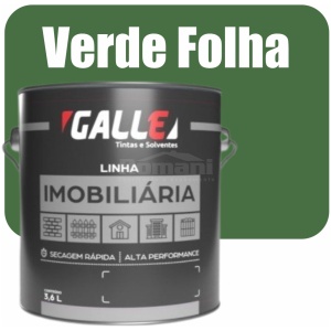 ESMALTE SINTETICO SECAGEM RAPIDA BRILHANTE 3,6L VERDE FOLHA GALLE