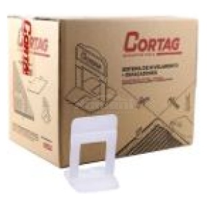 ESPACADOR NIVELADOR SLIM CORTAG (PRATA) 1,0mm C/1000 62416