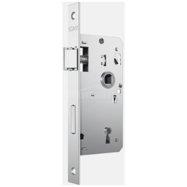 FECHADURA 813/13 ROSETA INOX INTERNA STAM 35911