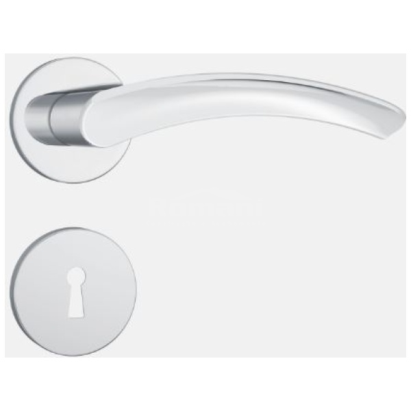 FECHADURA 813/13 ROSETA INOX INTERNA STAM 35911