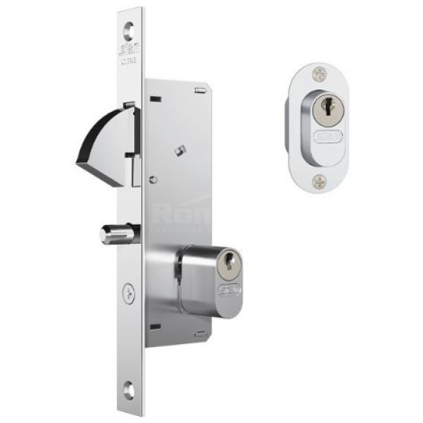 FECHADURA BICO DE PAPAGAIO ESPELHO INOX 940 EXTERNA (G) STAM 35040
