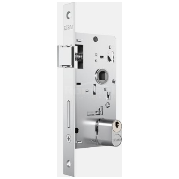 FECHADURA 803/11 ROSETA INOX EXTERNA STAM 34942