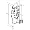 FECHADURA ROSETA RED OXIDADO (11) 803/11 EXTERNA STAM 34943
