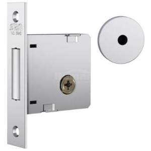 FECHADURA AUXILIAR 1004 ROSETA INOX CHAVE TETRA STAM 10985