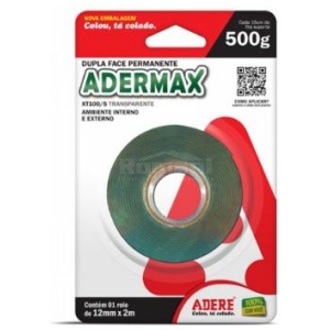 FITA DUPLA FACE VHB VERDE 12MM X 2M - ADERE