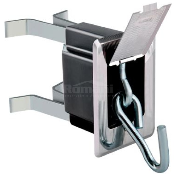 GANCHO PARA REDE EMBUTIR INOX POLIDO 7323 IP ALIANÇA 011673