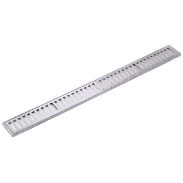 GRELHA ALUMINIO 10X100 COM PORTA GRELHA BREC