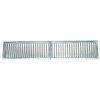 GRELHA ALUMINIO COM PORTA GRELHA 20X100CM PRIME ALUMINIO